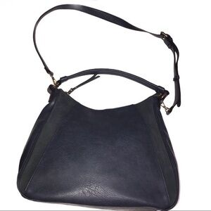 Sole Society Navy Blue Faux Leather Hand Bag -NWOT